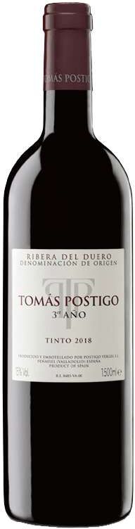 Tomas Postigo Tomás Postigo 3er Año Magnum 2023 - Vino español premium, 150 cl, 15,00% de graduación