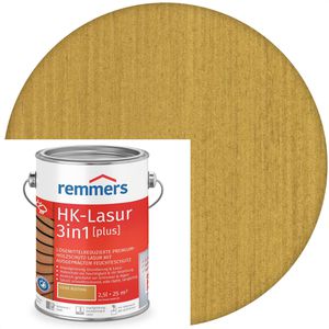 Remmers Holzlasur HK-Lasur 3in1 plus, 2,5l, außen, wetterfest, eiche rustikal