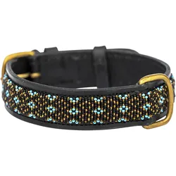 Kampuni Hundehalsbånd Faraja turkis mini, 38x1,9 cm (Hund), Halsband + Leine