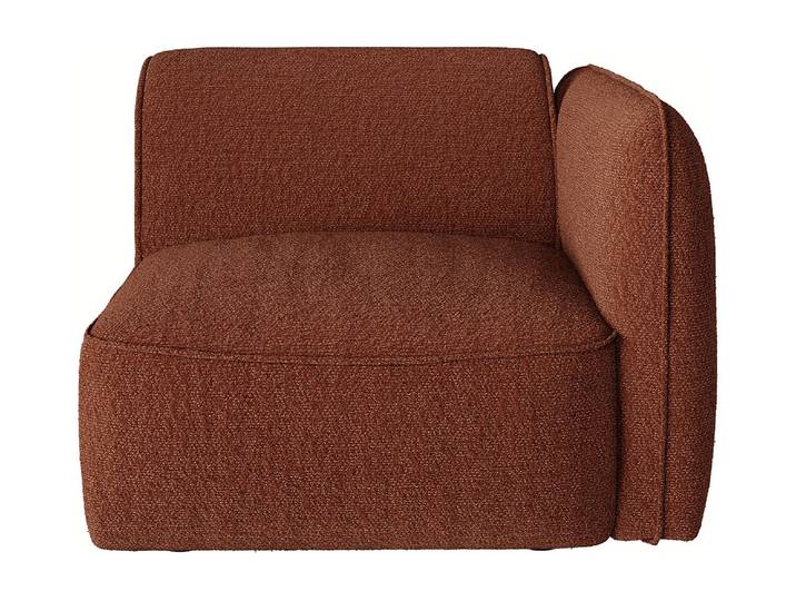 Rechtes Eckelement aus Chenille-Gewebe in Terrakotta CAMILIO von Maison Céphy