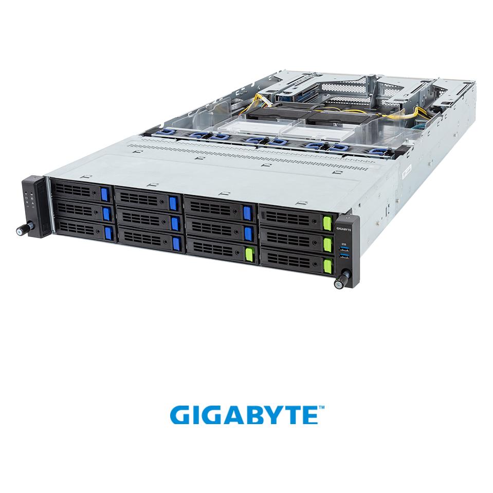 Gigabyte R283-S93 2U 5th/4th Gen XEON 12x3.5"/2.5" 2x2400W (6NR283S93DR000ABF1)