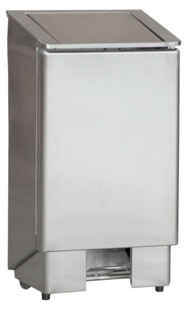 Combisteel Mülleimer mit Fußpedal aus Edelstahl 90 Liter