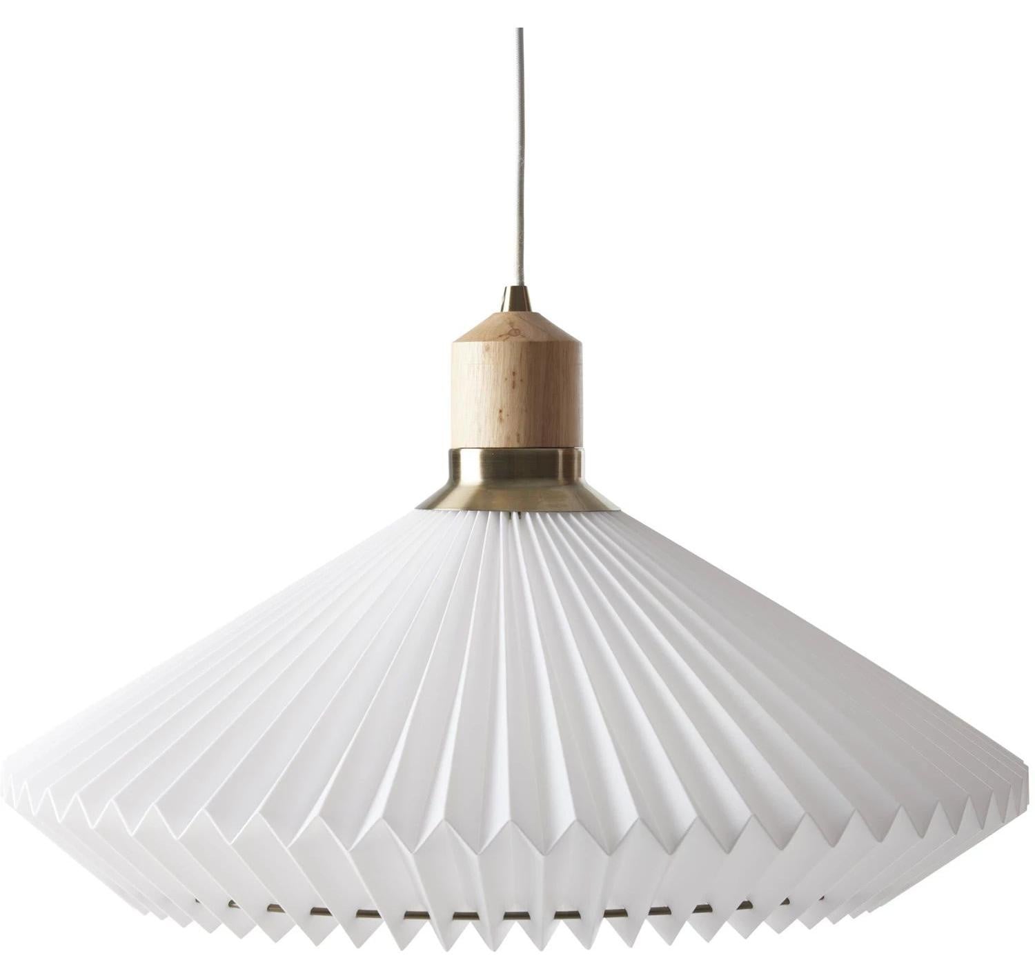 Halo Design Paris hanglamp, bruin, Ø 40 cm, textiel en kunststof