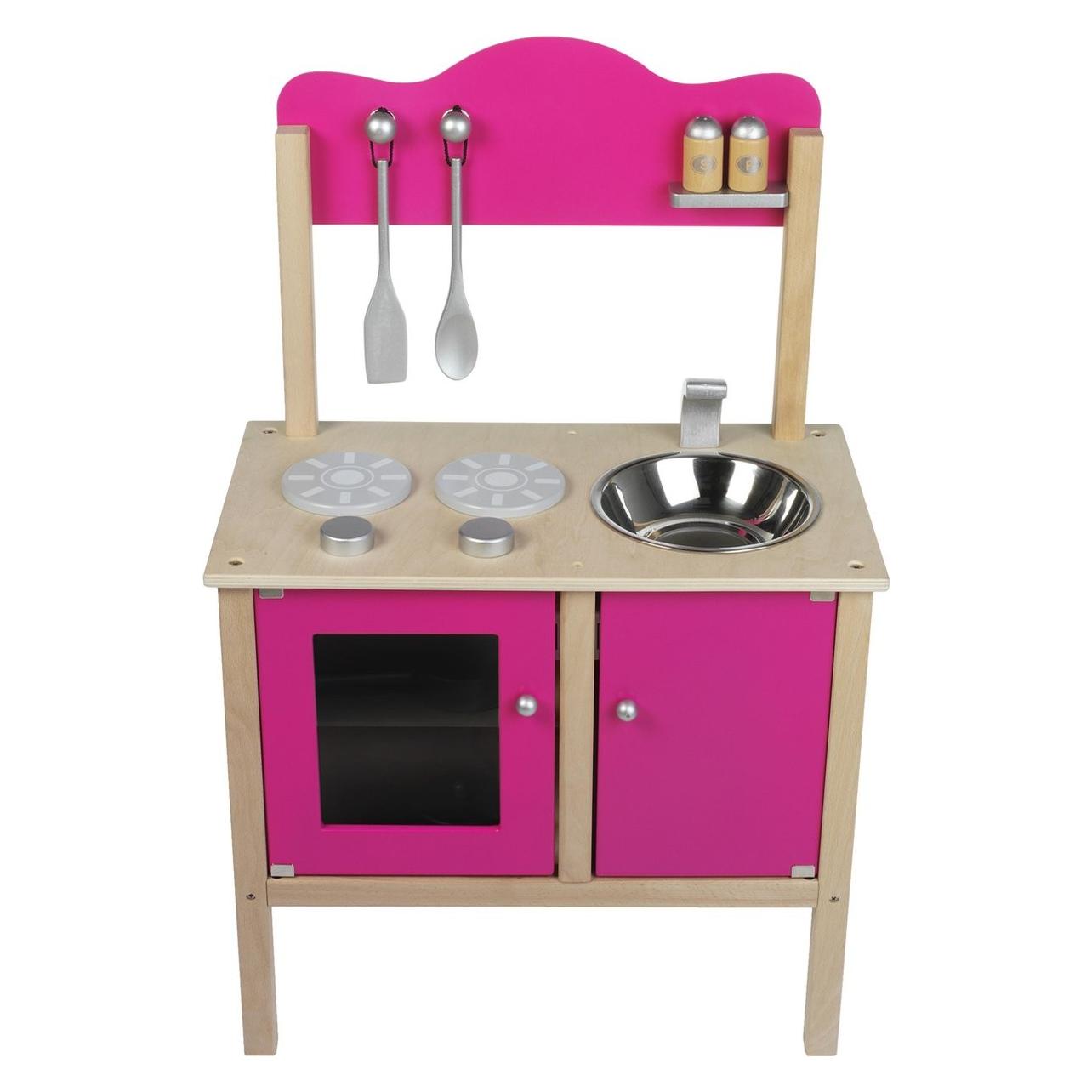 Mercator Medical New Classic Toys - Houten Keuken - Roze (KombikÜche In Pink)