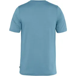 Fjällräven, Herren, Funktionsshirt, Abisko Wool Logo S/S (M), Blau