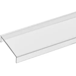 SIGOR Profilabdeckung zu Aufbauprofil 20, Länge 200cm, bündig, klar SIG-9830401