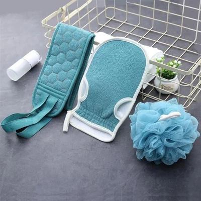 Inspired Living Soft Exfoliating Bath Gloves & Back Scrubber Set For Smooth, Radiant Skin Soft Exfoliating Bath Gloves & Back Scrubber Set For Smooth, Radiant Skin