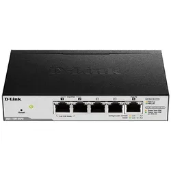D-Link Dgs-1100-05pd (5 Ports), Netzwerk Switch, Grau