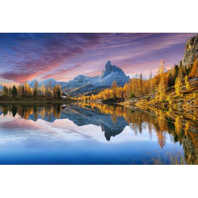 Fototapete PAPERMOON "Fluss in Landschaft", bunt, B:3m L:2,23m, Vlies, Tapeten