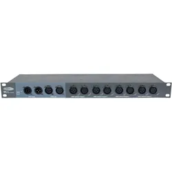 Showtec DB-1-4, 4 Kanal DMX Booster, 3 & 5 Pol XLR In/Out Splitter