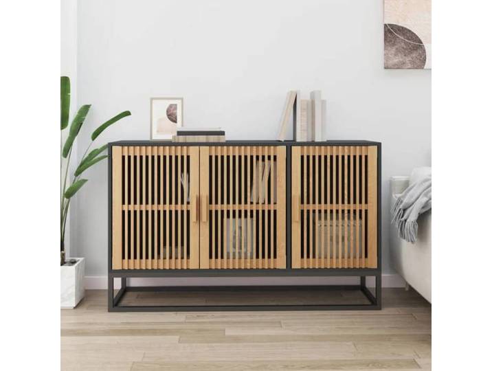 (Noir) Buffet bahut - Buffet Enfilade noir 105x30x65 cm bois ingénierie 543249