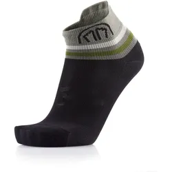 SIDAS Run Anatomic Light Ankle - Laufsocken - Black/Dark Grey - 39