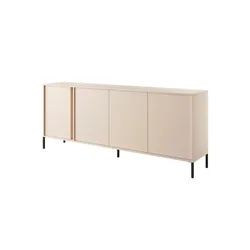 Sideboard  Holen , beige , Maße (cm): B: 203 H: 81
