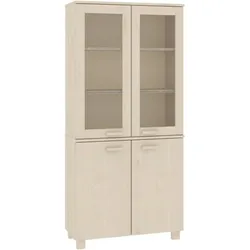 vidaXL Highboard HAMAR Massivholz Kiefer Honigbraun