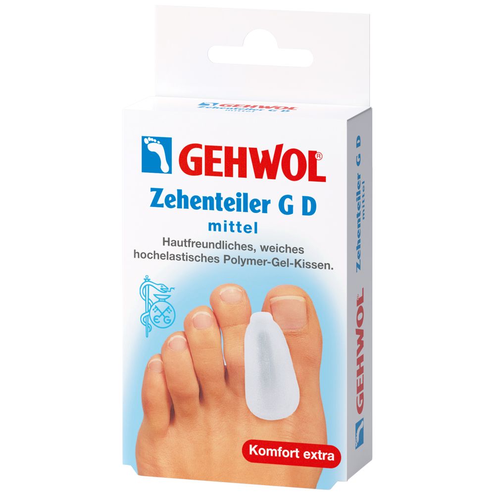 Gehwol Zehenteiler G mittel 3 St Zehenspreizer