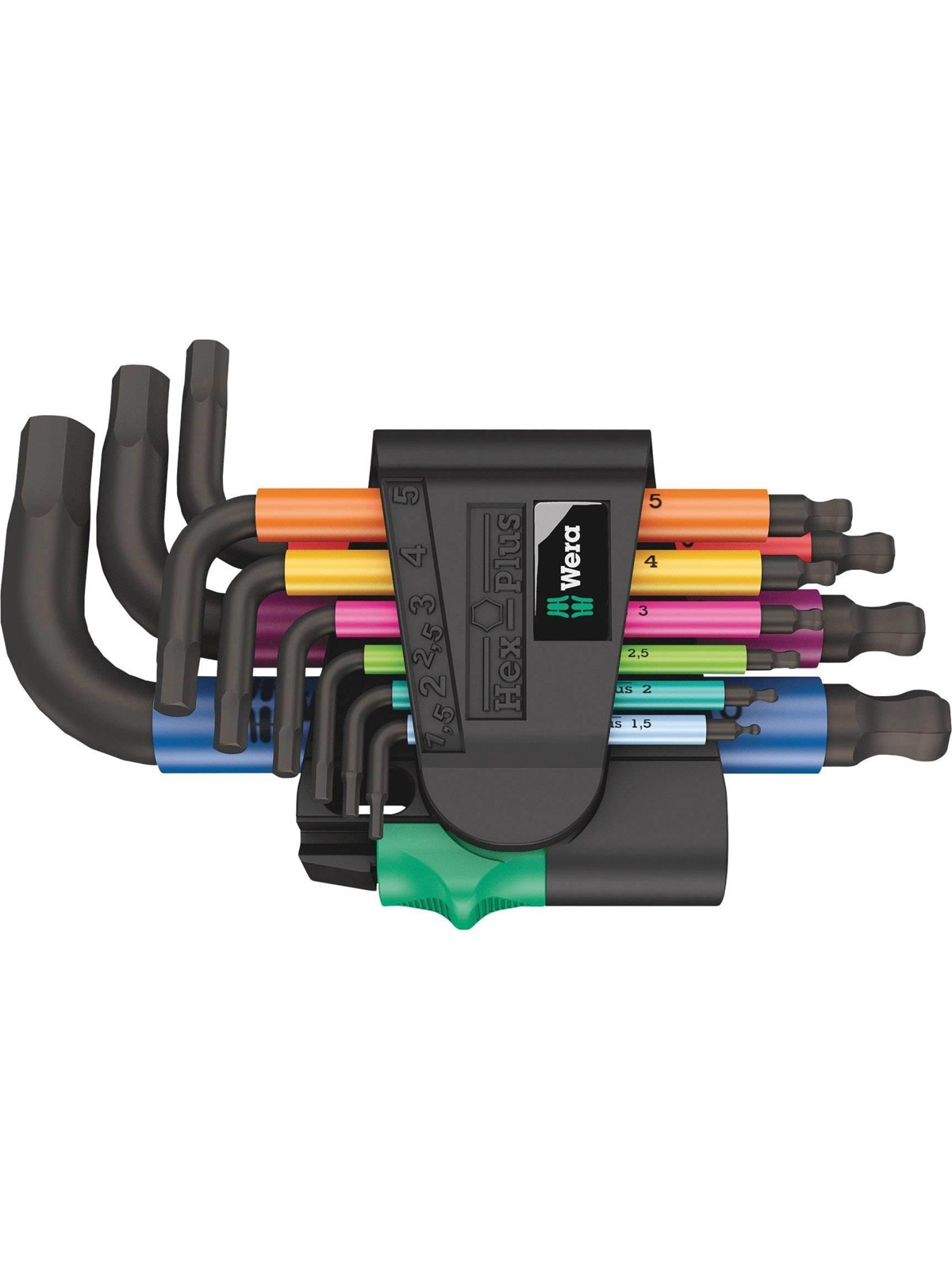 Wera 950/9 Hex-Plus Multicolour 2 Allen Allen key set 9-piece
