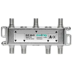 Axing BVE60-01 6-fach Verteiler, 5 - 1006 MHz, Bauform 01 BVE06001 BVE 60-01