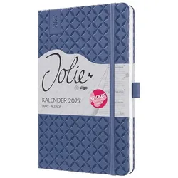 Sigel Buchkalender Wochenkalender »Jolie - Indigo Blue« 2027 A5 blau
