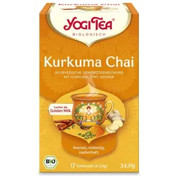 YOGI TEA - Kurkuma Chai Bio Gewürztee | 17 x 2g 17X2,0 g