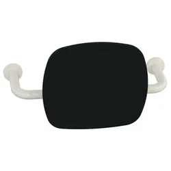 Hewi Rückenstütze 801.51.913399 Wandabstand 230mm, Lehne tiefschwarz, reinweiß