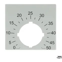 ABB MA6-1252 Beschriftungsschild Poti, Skala 0 - 50