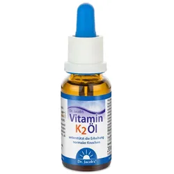 Dr. Jacob's Vitamin K2 Öl Alltrans MK7 640 Tropfen vegan 20 ml
