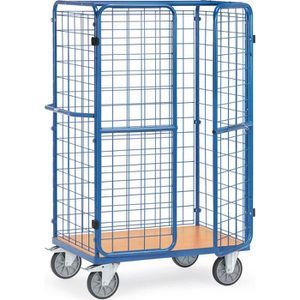 Fetra Paketwagen 8583-3, bis 600 kg, 1200 x 800 mm, Höhe 1800 mm, mit Tür