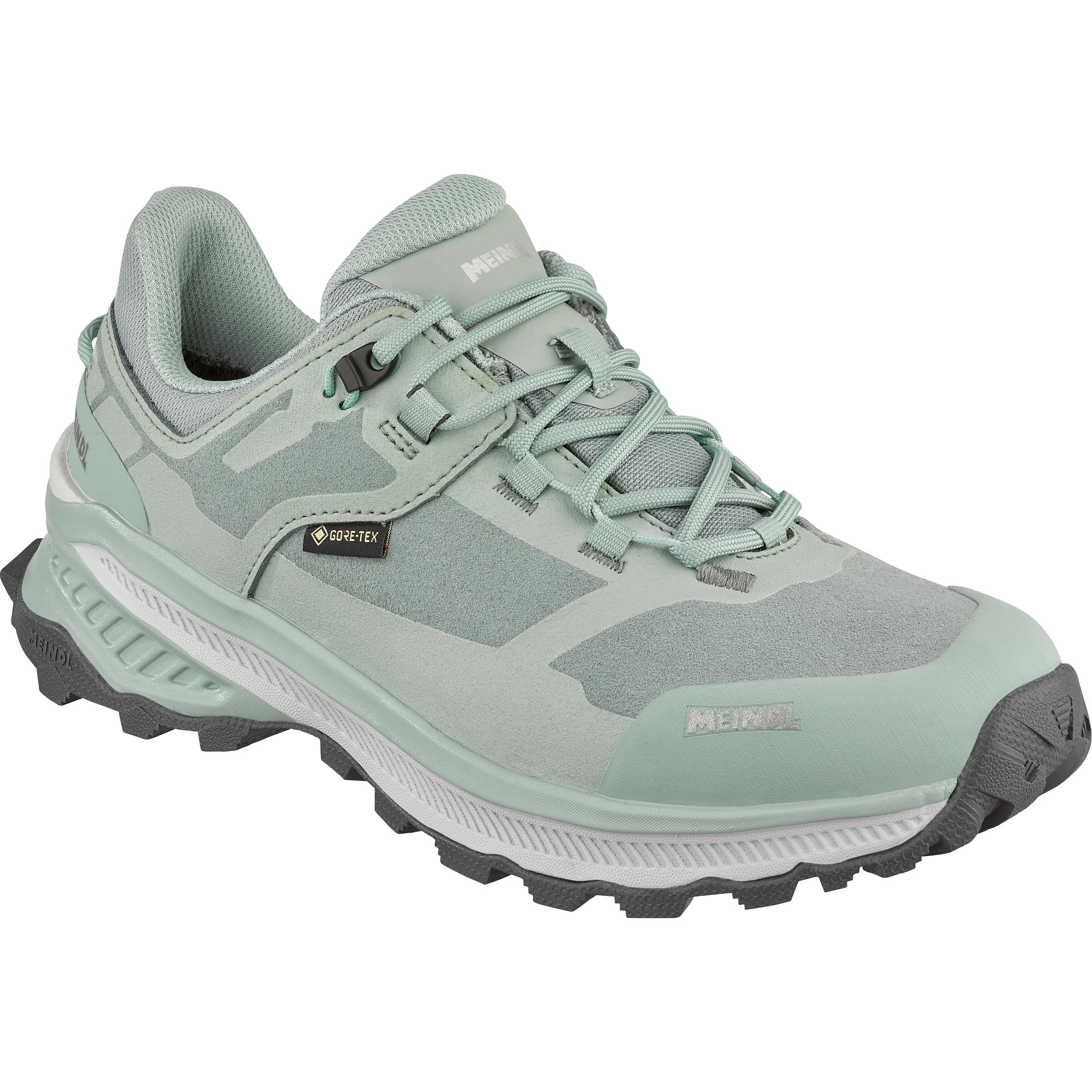Meindl Alameda GTX Damen Zustiegsschuhe gruen Größe 40 Trekking Wasserdicht