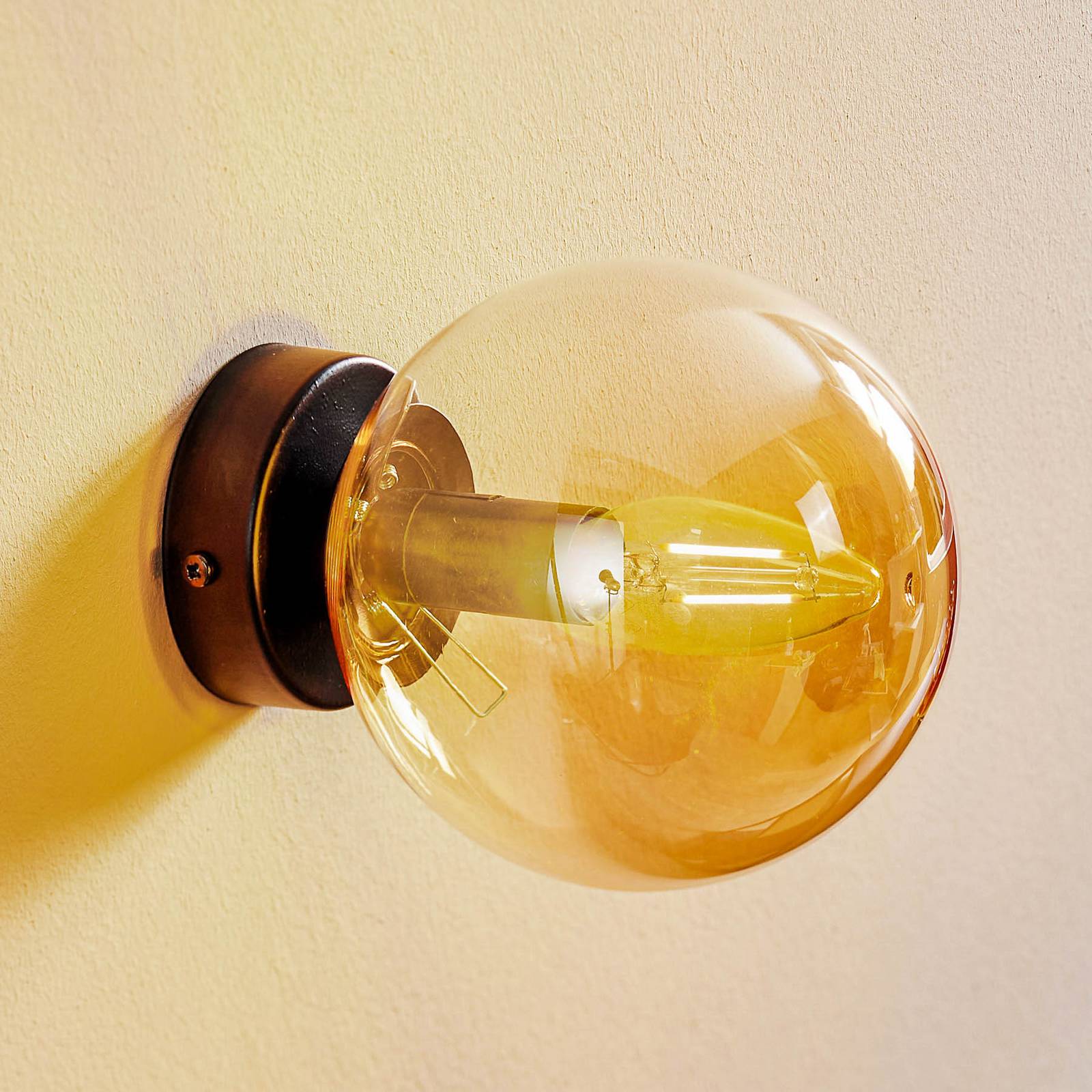 Wandlampe Glassy EMIBIG LIGHTING, dimmbar, schwarz, für Wohn- / Esszimmer, Glas, Modern, Wandleuchte, Wandlampe Innen