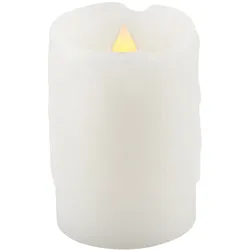 LED Kerze Wohn Schlaf Zimmer Dekoration Stand Steh Lampe weiß Batterie Deko Leuchte