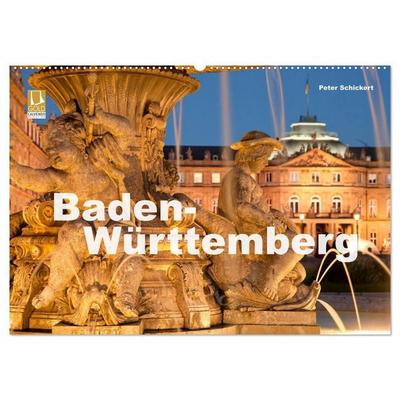 Baden-Württemberg (Wandkalender 2027 DIN A2 quer), CALVENDO Monatskalender