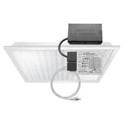 Esylux EQ10132537 LED-Deckeneinlegeleuchte mit transparentem, mikroprismatischem Diffusor, Farbtemperatur ca. 4000 K (neutralweiß) CELINE-2 PNL 625