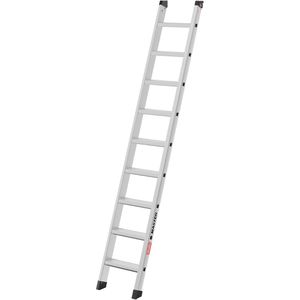 Hailo Anlegeleiter Master A60, 10000-102, Länge 2,46m, aus eloxiertem Aluminium, extrabreit, mit 9 Stufen