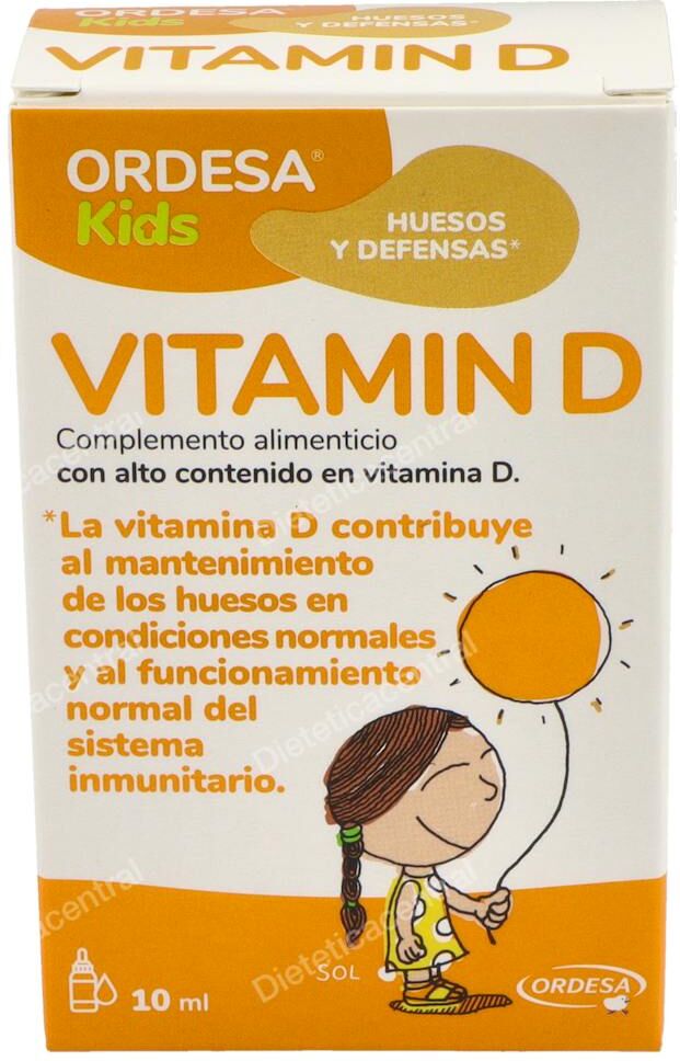 Complementos pediatricos ordesa vitamin d 10ml.