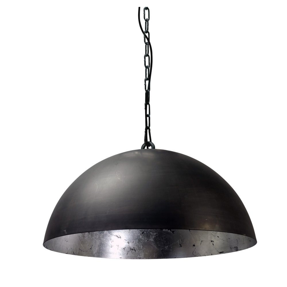 Masterlight Industria Silver 50 Hanglamp - Silver/Zwart - Industrieel Design