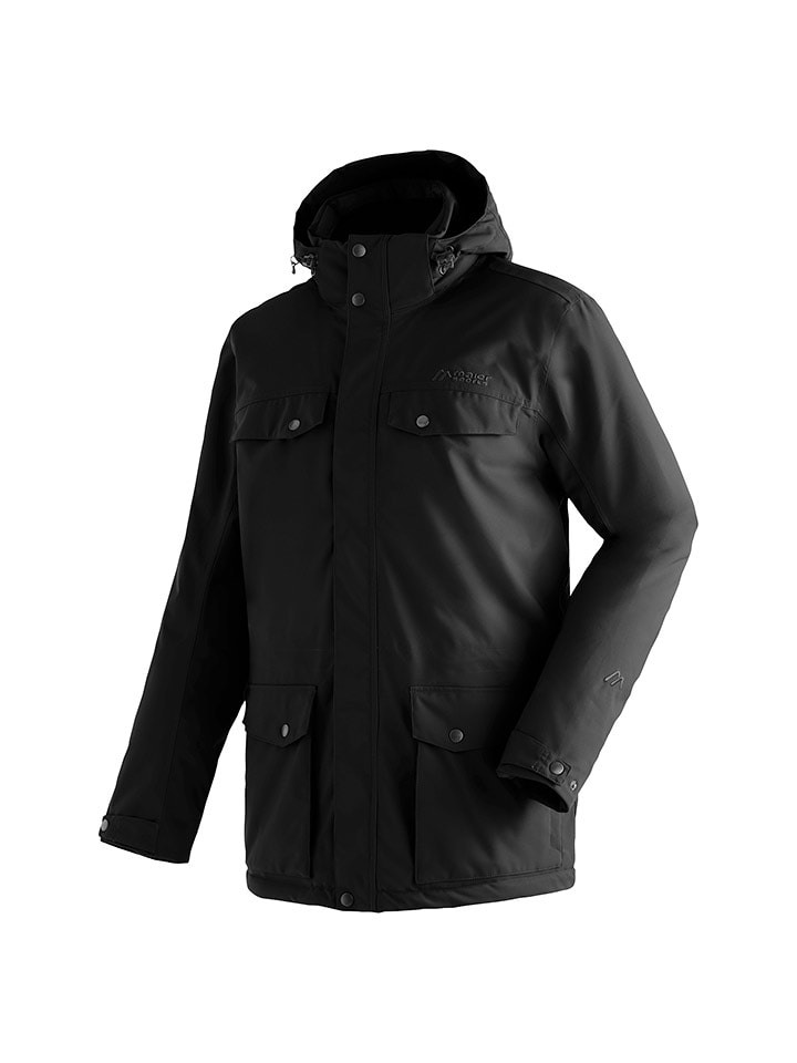 Maier Sports Parka "Knuth" in Schwarz - 52