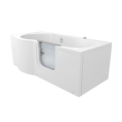 AcquaVapore Seniorenwanne mit Tür Whirlpool S12-AIR-R Badewanne 85x170cm ohne Armatur