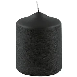 Kerze CANDLE (DH 8x10 cm) - schwarz - DH 8x10 cm