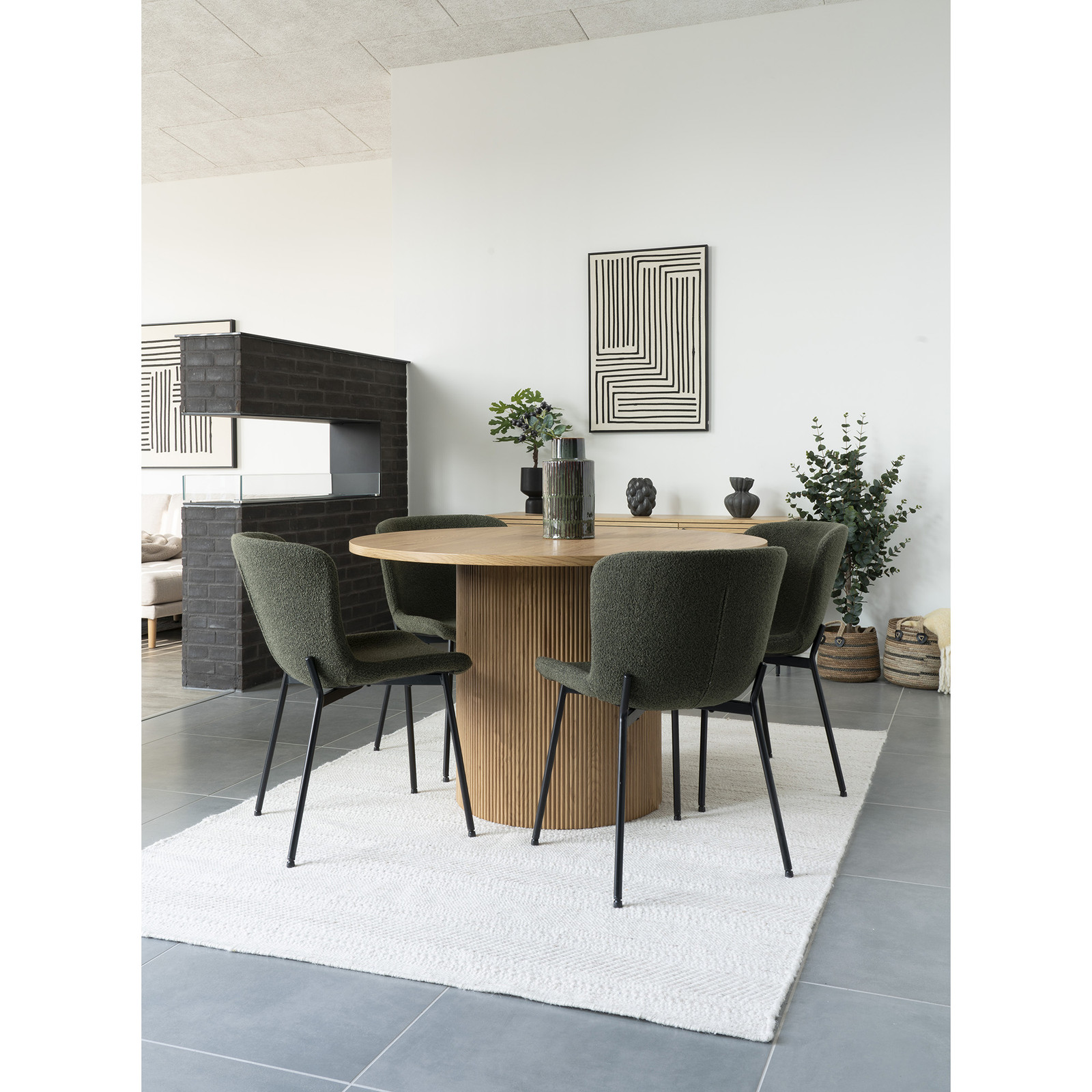home24 Kunstdruk Lipari No.3 beige multicolour B: 60 cm, H: 90 cm, D: 3 cm