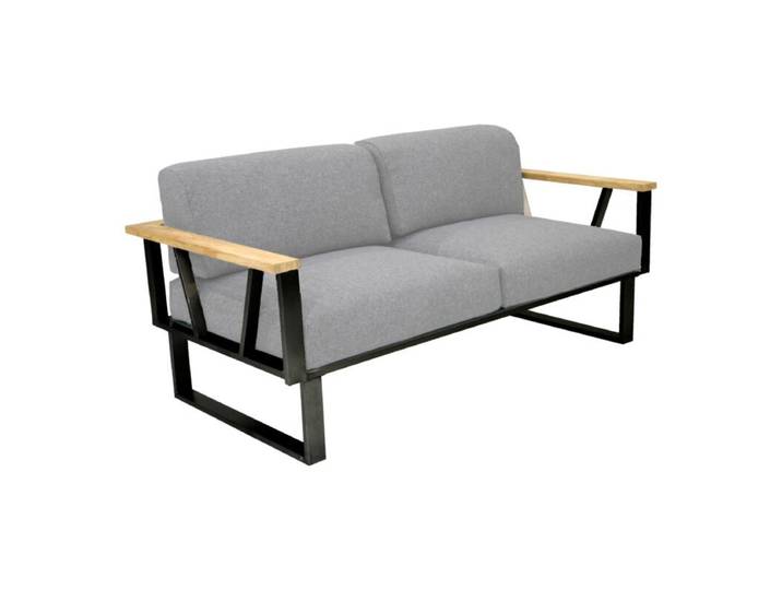 Zebra Belvedere 2-Sitzer Loungesofa graphite - Tuva tweed grey Industrial