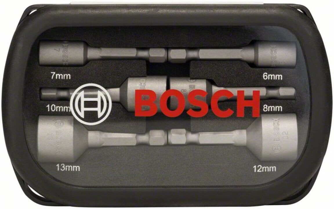Bosch Steckschlüssel-Set 6-teilig 50 mm 6 - 13 (2608551079)