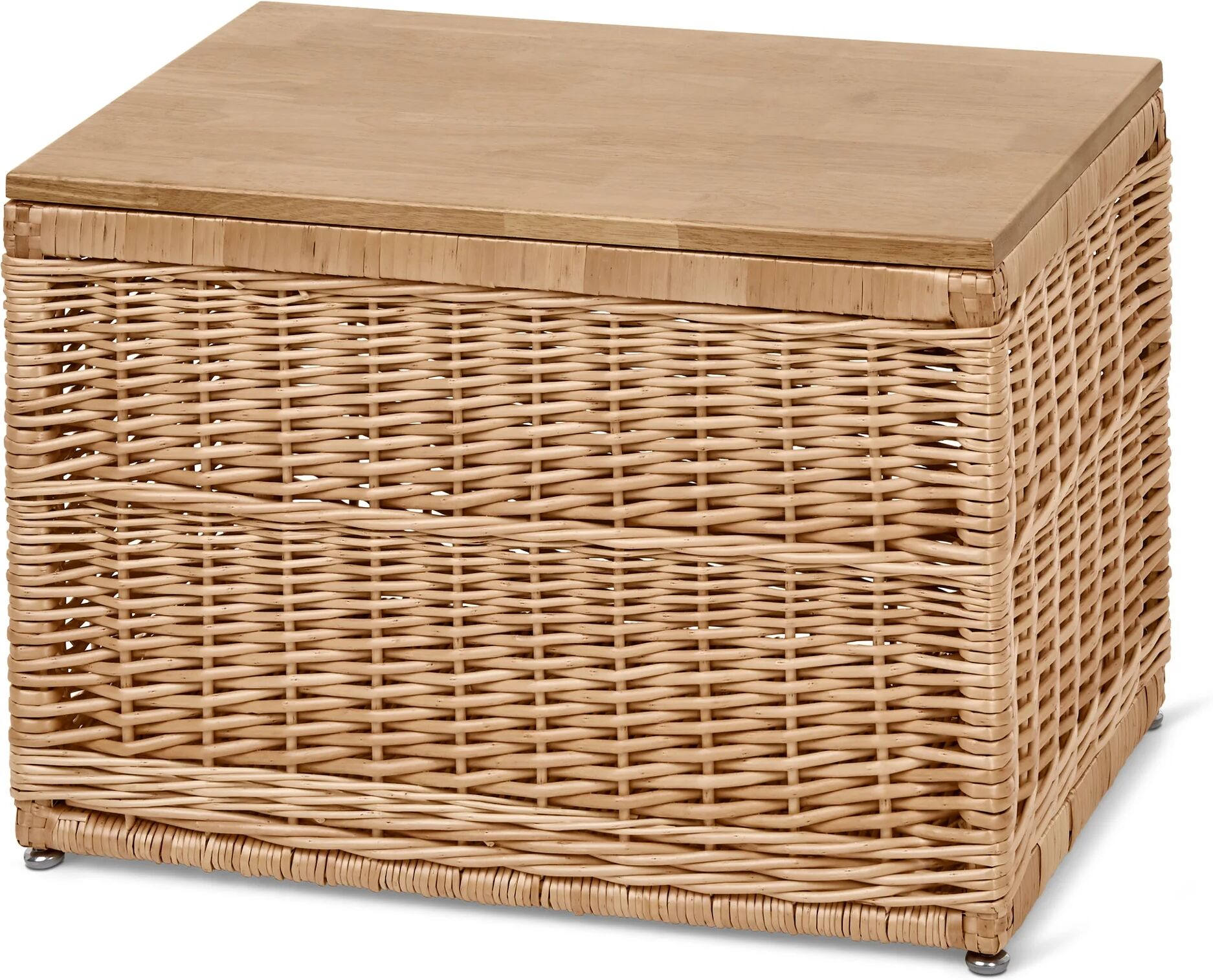 Tchibo - Truhe aus Geflecht - 68x45x45cm - braun -
