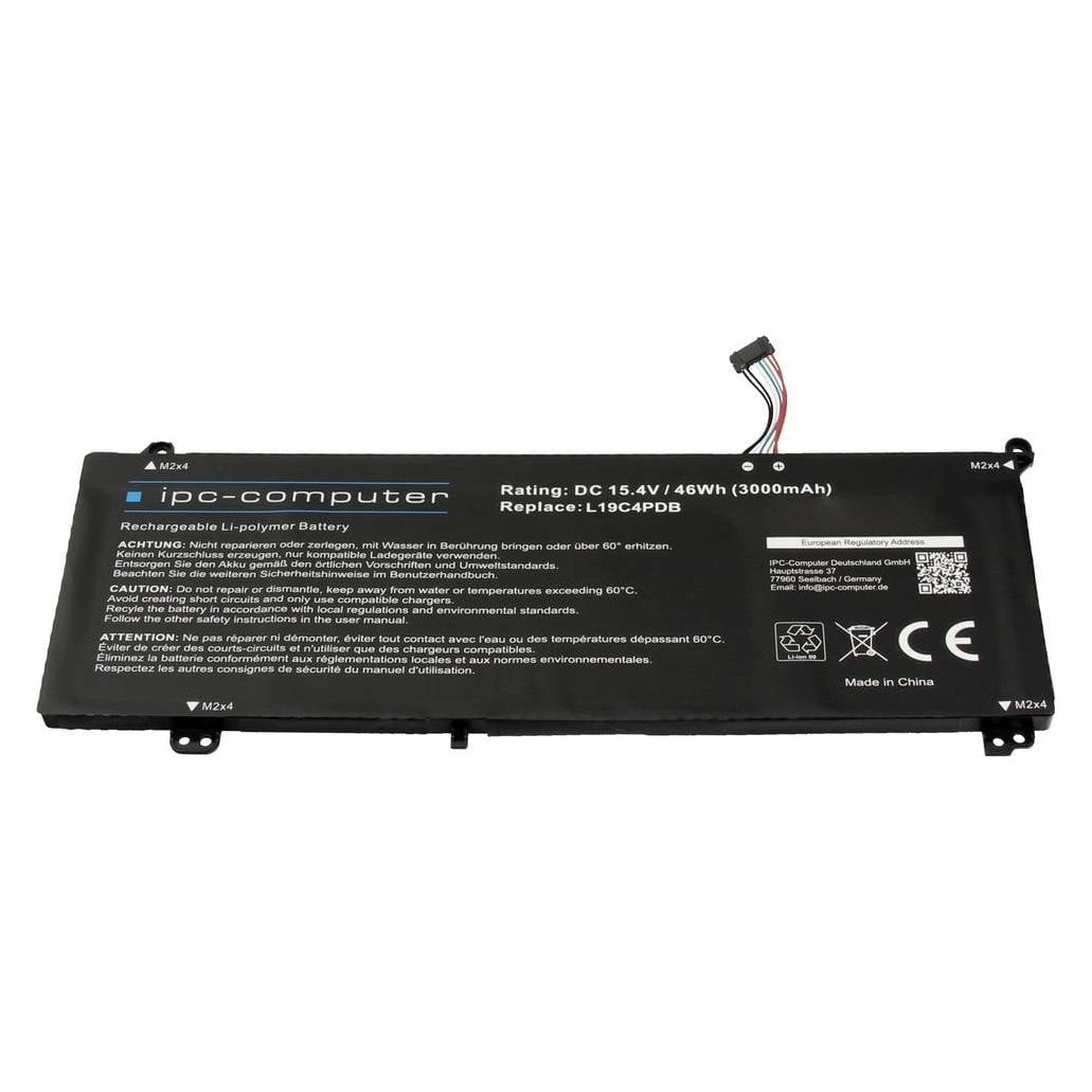 IPC ipc-computer Notebook-Akku Akku L19C4PDB REPLACE 15.40 V 3000 mAh IPC-Computer (3000 mAh) (L19C4PDB REPLACE)