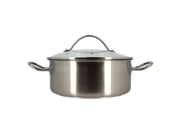 Marmite professionnelle en inox 24cm - tous feux