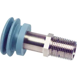 Urinal-Zulauf-Garnitur messing, 1/2'' mit Lippendichtung, grau