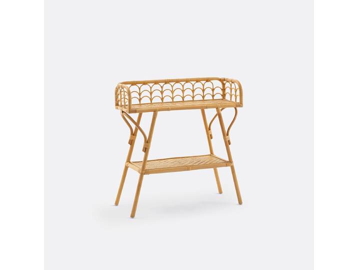 LA REDOUTE Console vintage, en canne de rotin, MALU Beige
