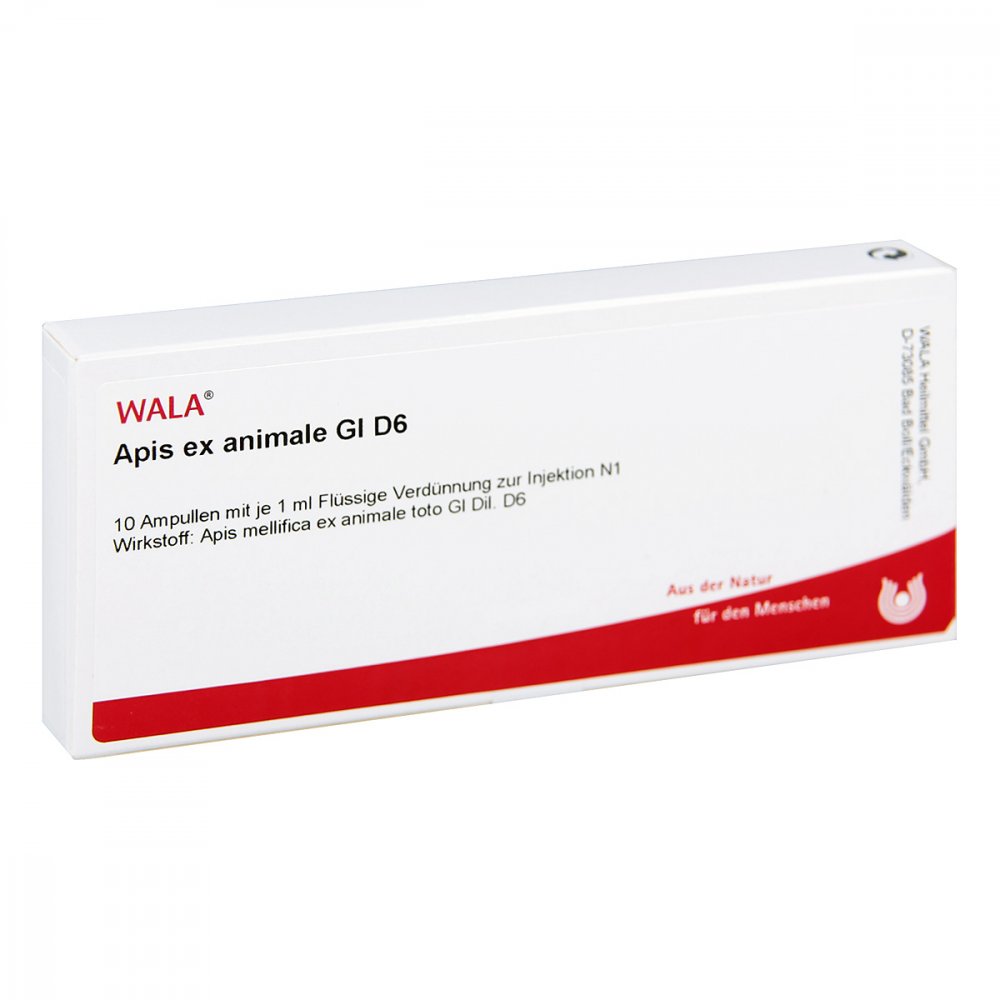 WALA Heilmittel GmbH Apis Ex Animale Gl D6 Ampullen 02831780