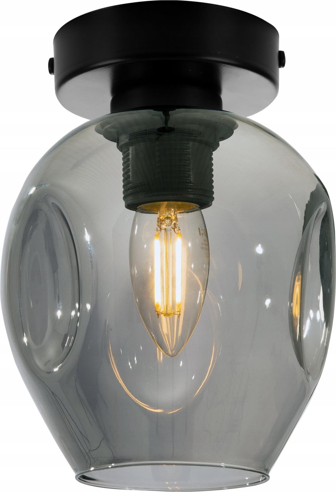 LightHome Moderne LED Plafondlamp Wahl met Glas