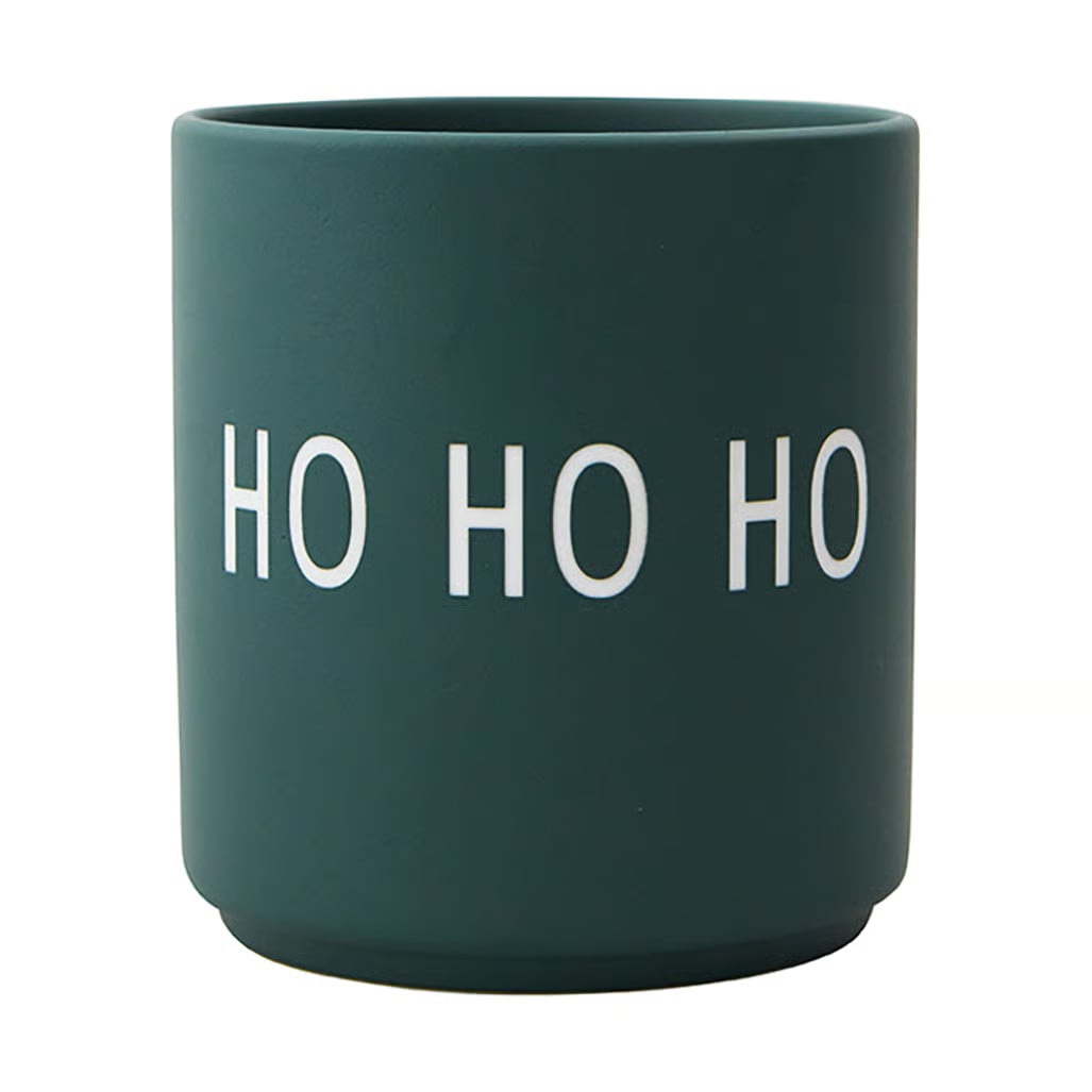 Design Letters Favoriete mok 25 cl Ho ho ho - Donkergroen