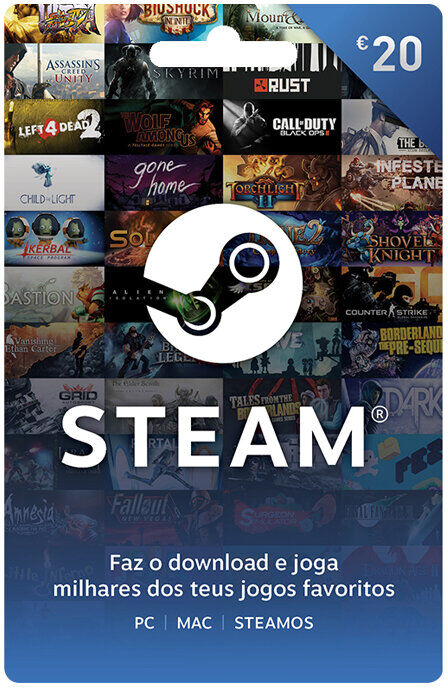 STEAM WALLET 20 EUROS